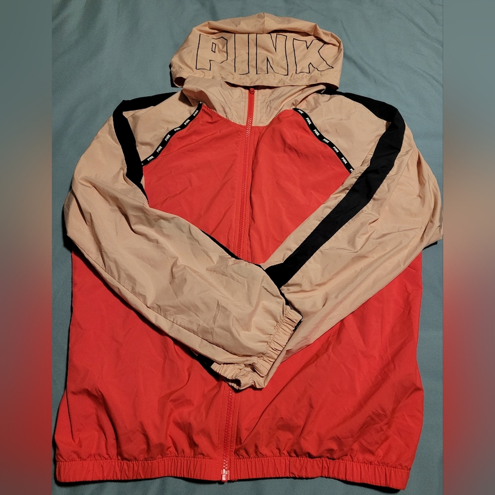 PINK Victoria's Secret Coral and Peach Jacket
